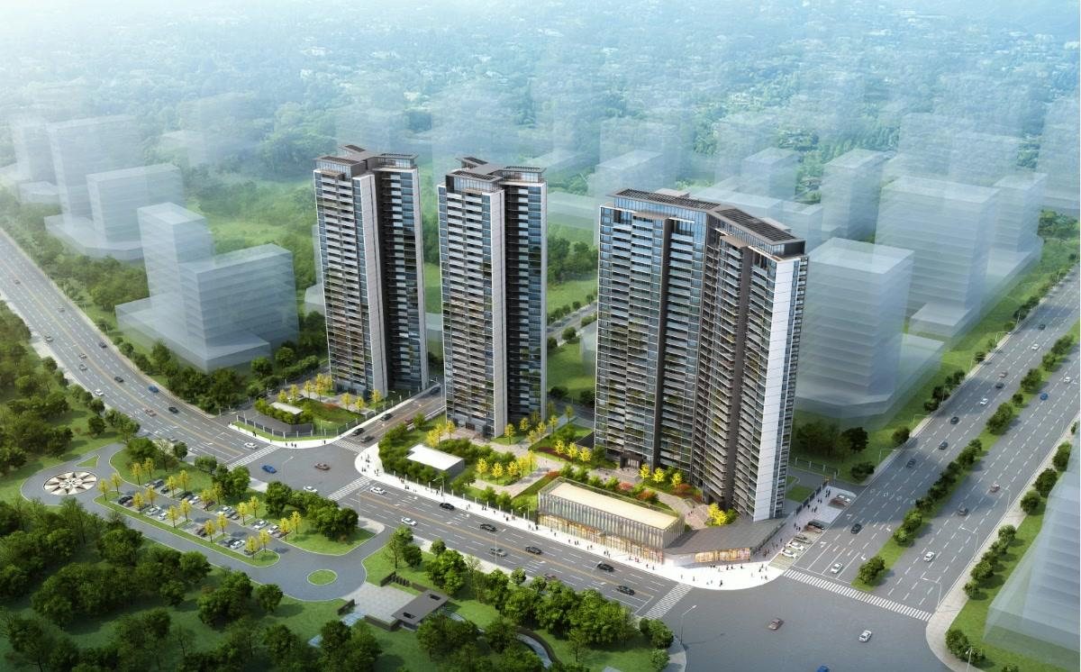 台山隆泰尚筑项目鸟瞰